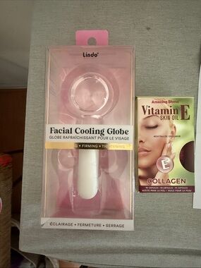 Lindo Facial Cooling Globe and vitamin E skin oil